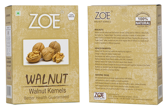 ZOE WALNUTS WITHOUT SHELL